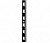 A009-1.2  Стойка перфорированная (30х17 мм), L=2400мм, толщ. 1,2 мм, хром 