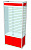 Витрина пристенная с подтоварником, фризом и экономпанелью (2200х900х400)мм