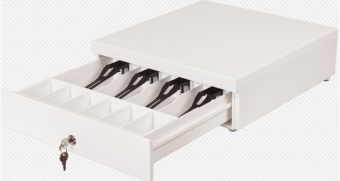 Денежный ящик H340 белый